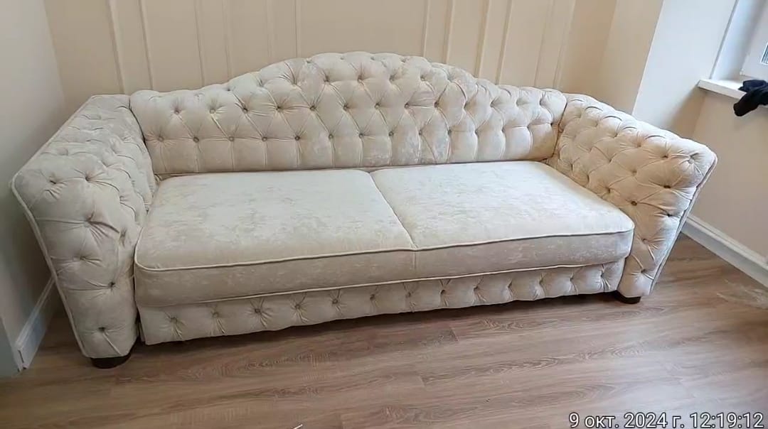 Замена обивки дивана на дому. Юрьев-Польский